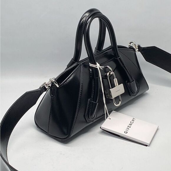 Givenchy Antigona Stretch Mini Top Handle in Box Leather - Picture 6 of 16